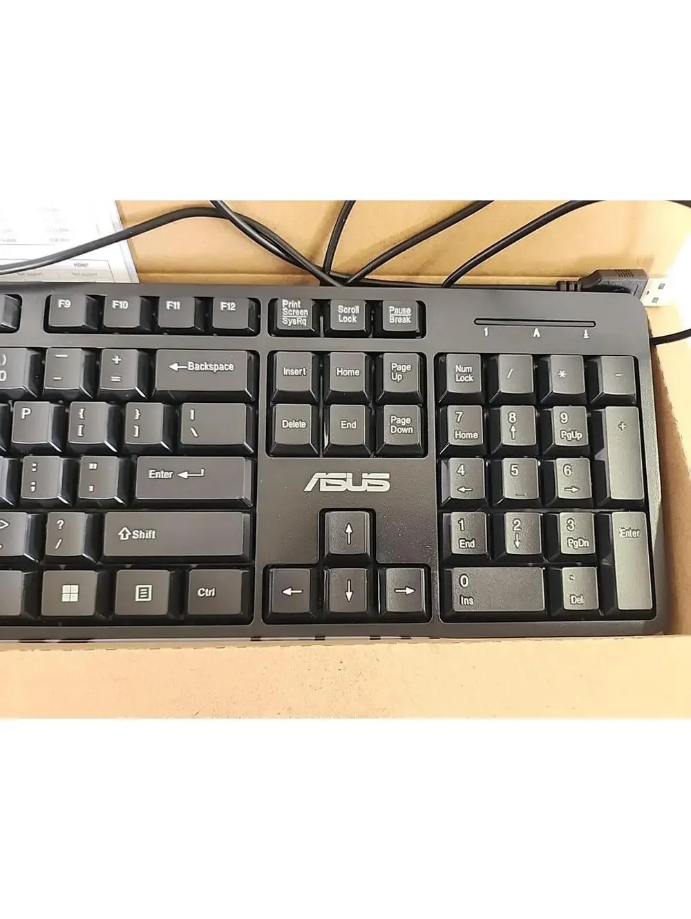 Asus Wired Keyboard Black Model K49